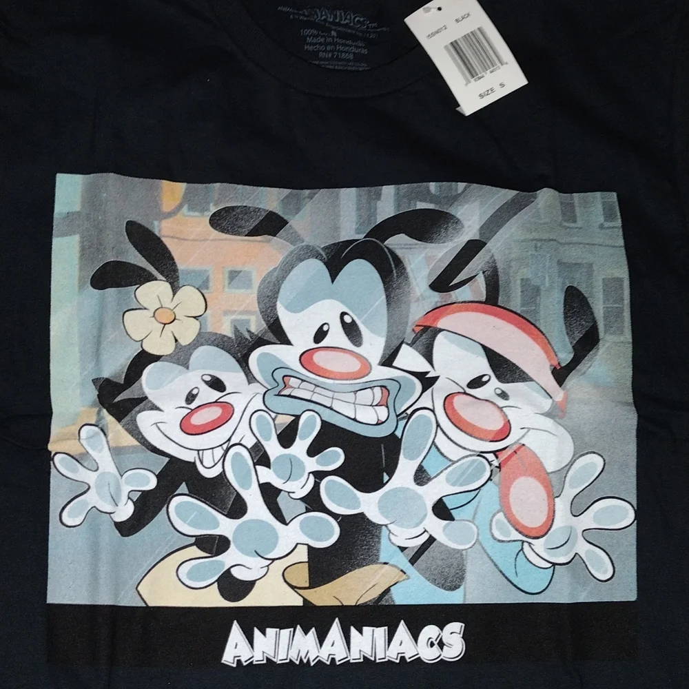 Women Animaniacs Shirt Black Size S - Picture 2 of 5